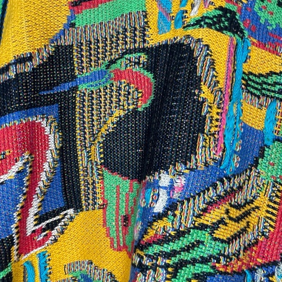 Vintage Coogi Sweater Bird Design - Picture 4 of 7